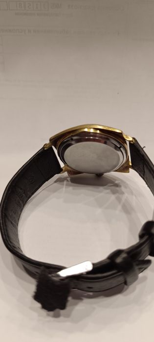 Позлатен автоматичен винтидж руски часовник Poljot