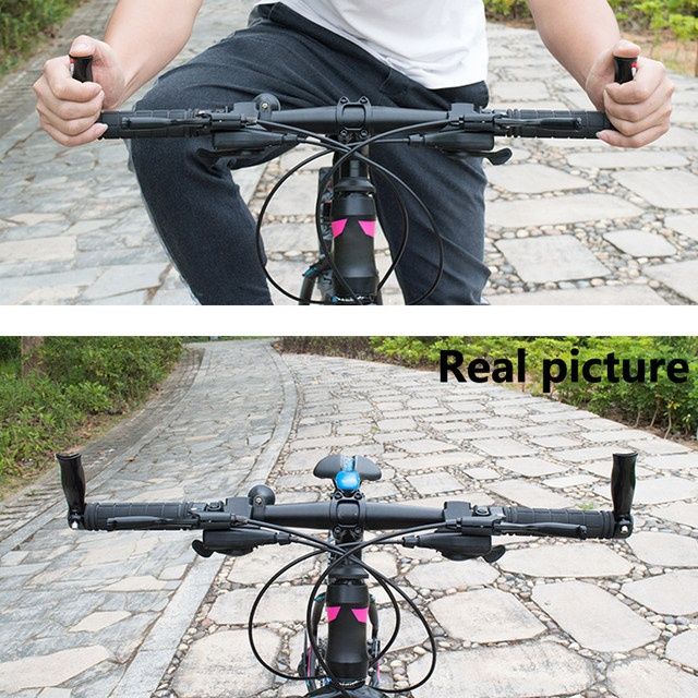 Capere ghidon mânere coarne aluminiu ergonomice bicicleta trotineta