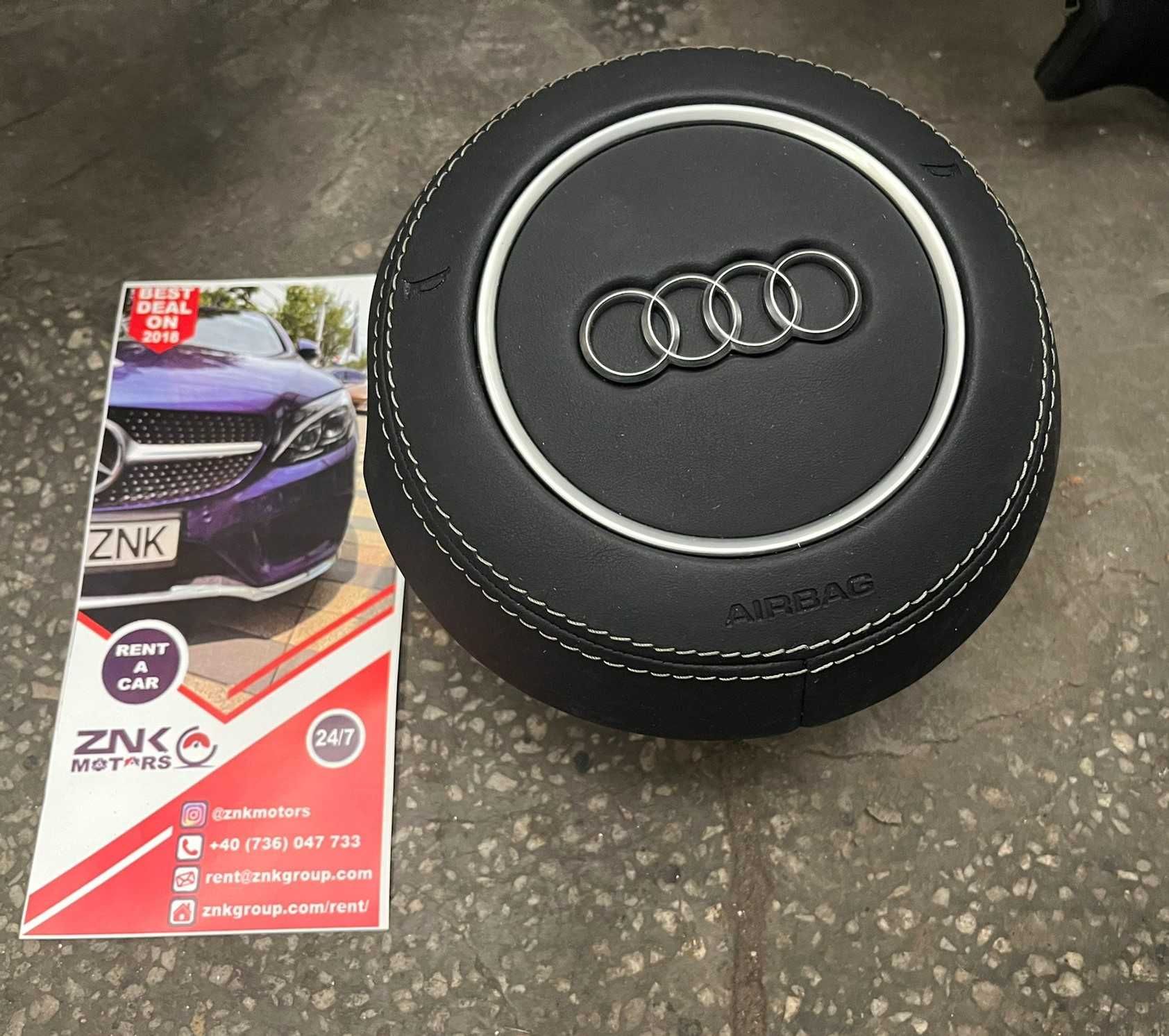 Audi A1 kit airbag volan S line pasager plansa de bord - set centuri