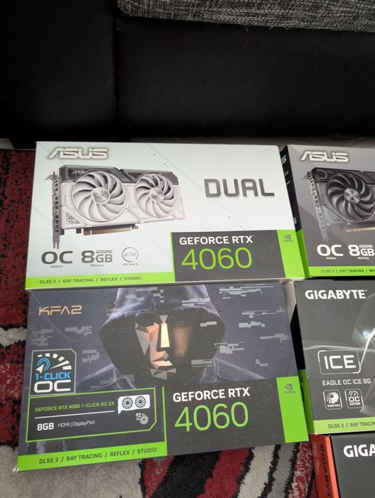 Okazie ‼️ Cutie Placa Video RTX 3070 si 4060!