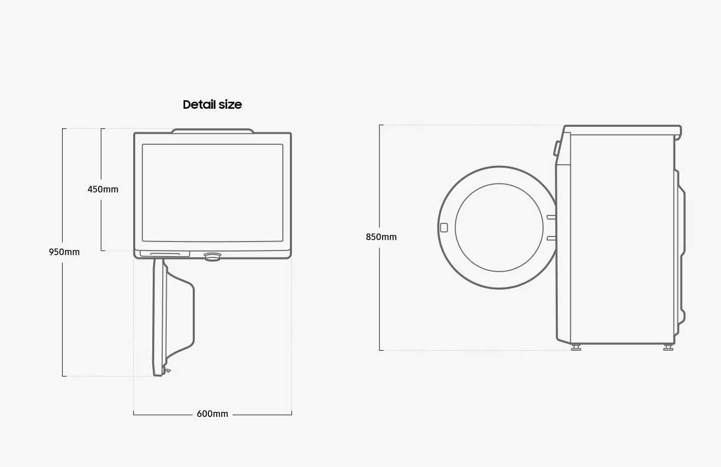 Стиральная машина SAMSUNG 6.5kg с технологией Eco