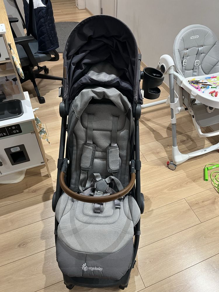 Детска количка Ergobaby Metro+ Deluxe (London Grey) + зимно чувалче