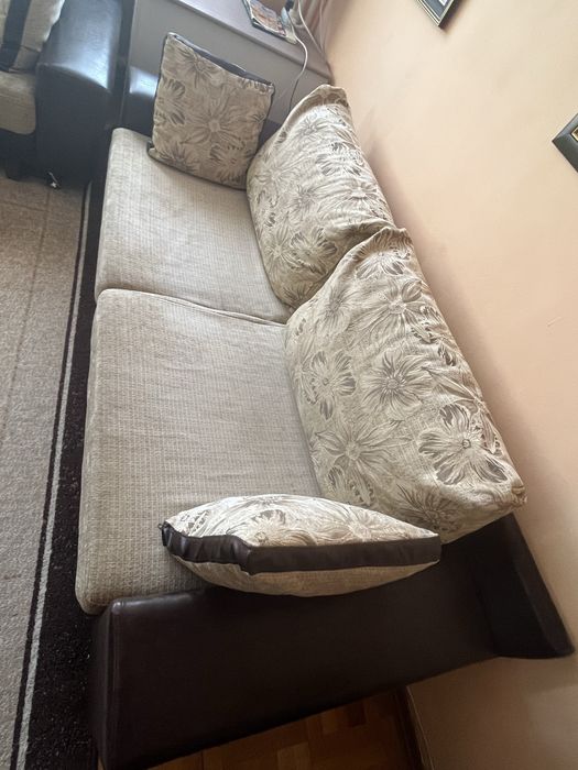 Комплект дивани двойка + тройка, продават се и по отделно