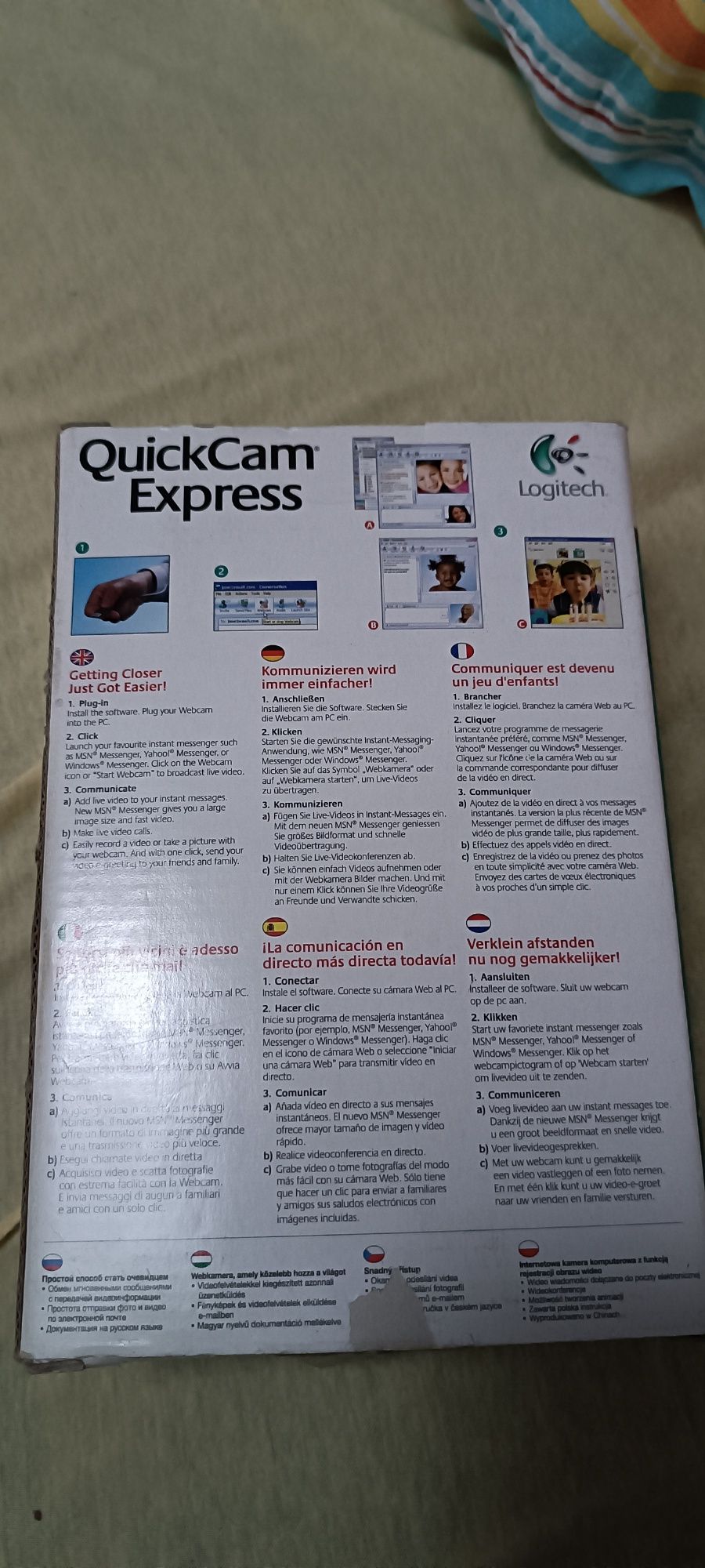 Camera Logitech pentru PC sau laptop