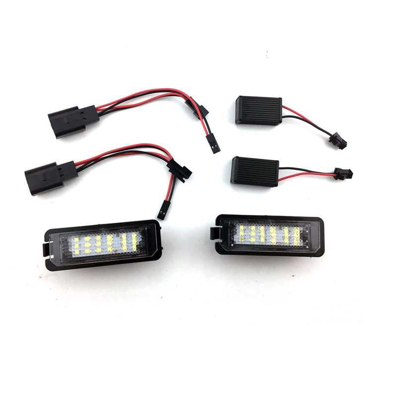 Set Lampi Numar LED  VW Golf 4 / 5 / 6 / 7, EOS, Passat B6 / B7, etc