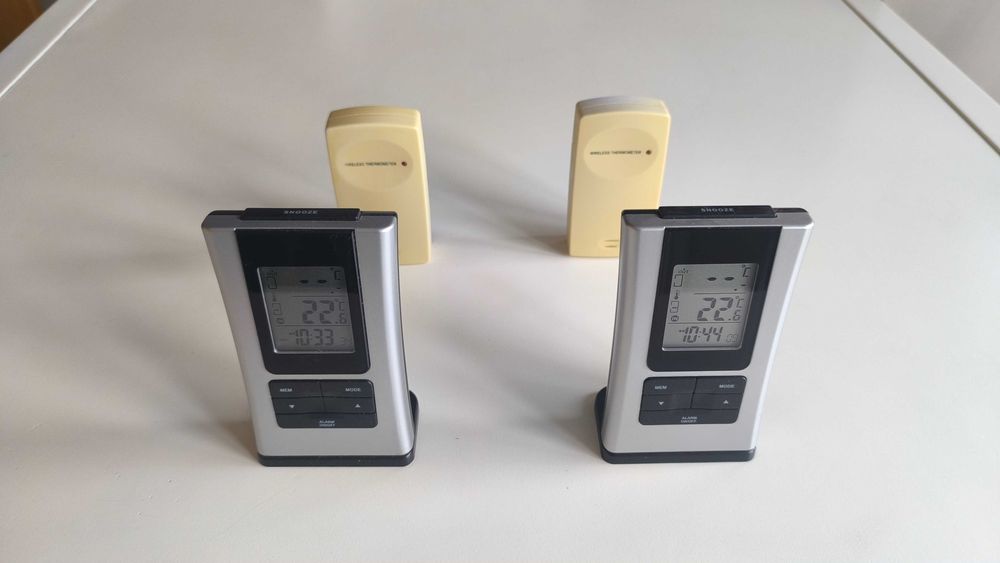 Метеорологични станции безжични с външни датчици 2 броя независими