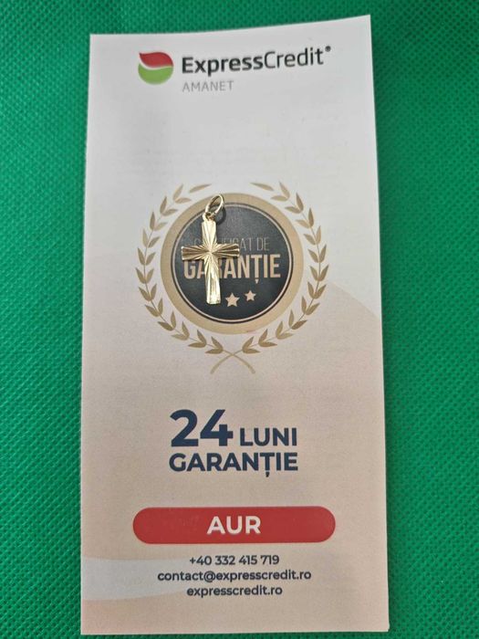 (Ag44 B6092) Pandantiv aur 14K 0.88g