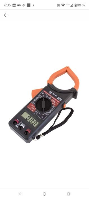 Vând Clampmetru digital Comtec cu baterie 9V