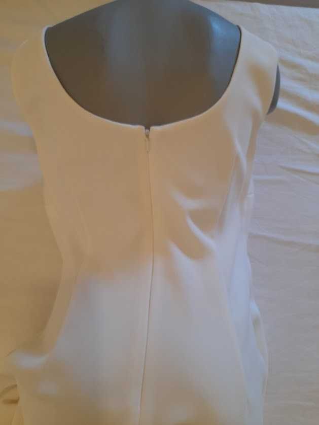 Rochie alba de la Gina Bacconi in marime 40/UK12