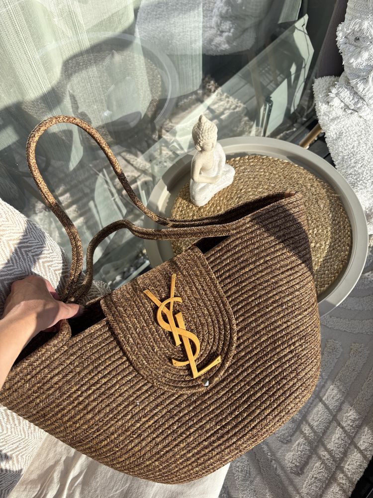 Чанта кошница плажна чанта YSL