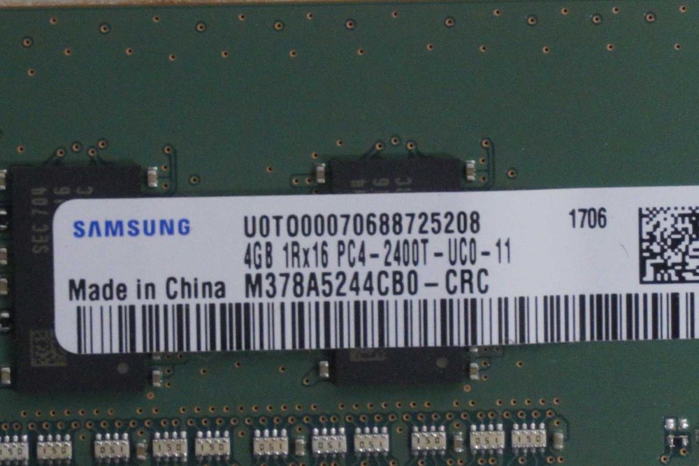 16GB (4x4GB) DDR4 RAM kit 2133 - 2400 Samsung / вкл ДДС