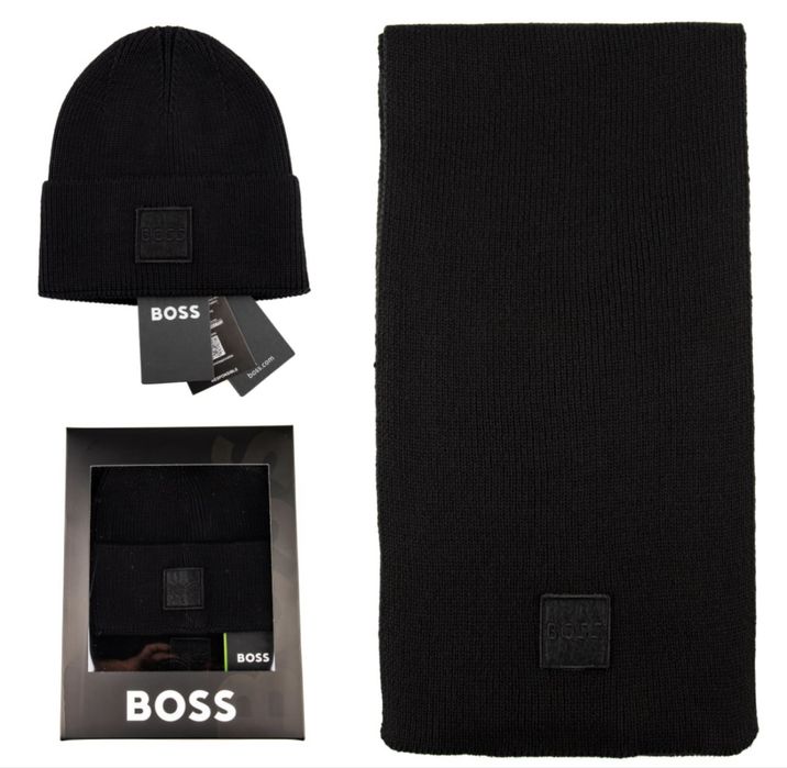 Комплект шапка и шал Boss