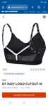 Bustiera sport Nike DF INDY LOGO CUTOUT W