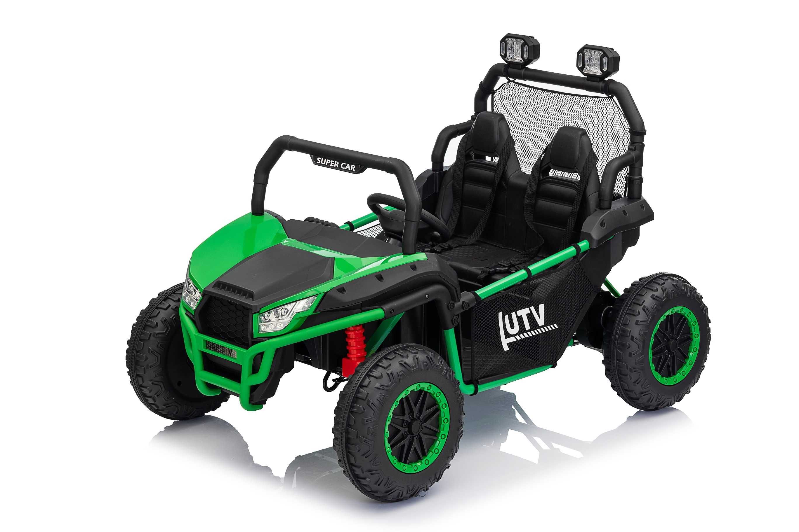 UTV electric pt. 2 copii Kinderauto BJJC307 4X 200W, 24V 10Ah Green