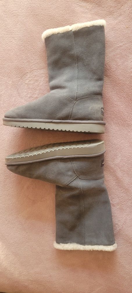 Сиви топли ботушки UGG