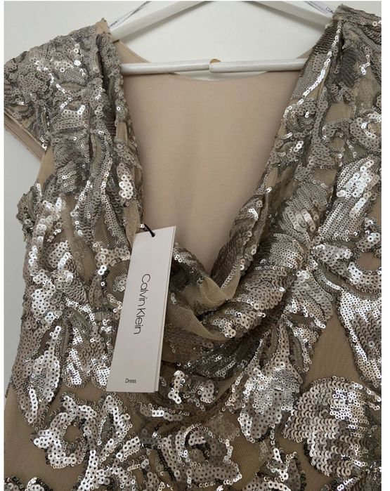 НОВА Бална/ официална рокля Calvin Klein XS/S-  коледни & новогодишни