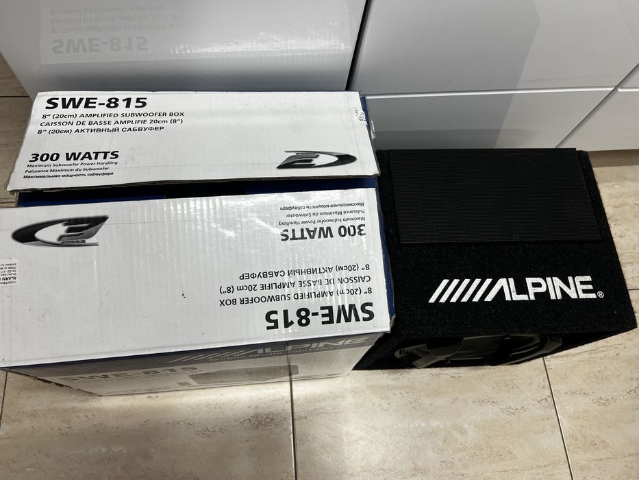 Vand bass auto Alpine