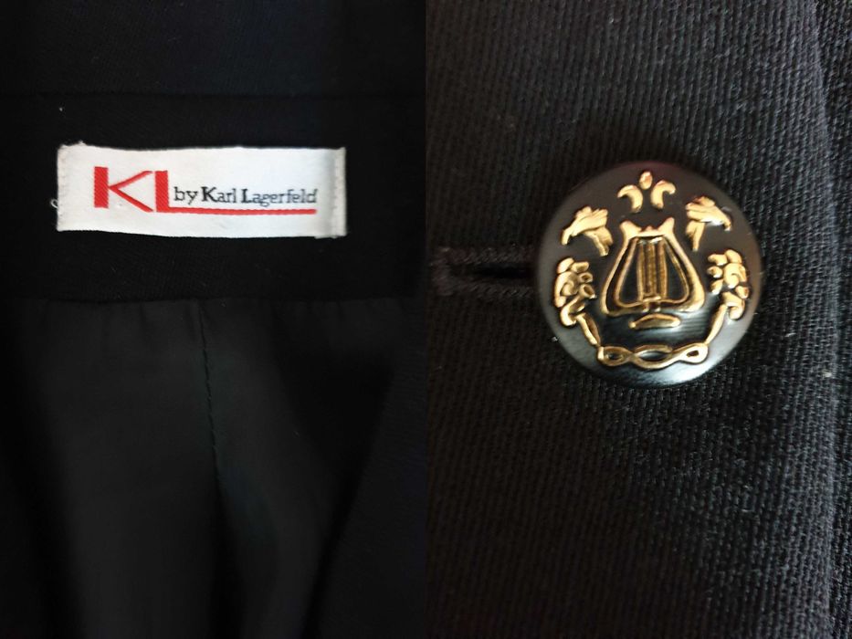 Sacou negru lana Karl Lagerfeld Max Mara Massimo Dutti