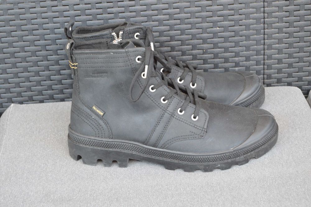Ghete barbati piele Palladium 42 noi outdoor