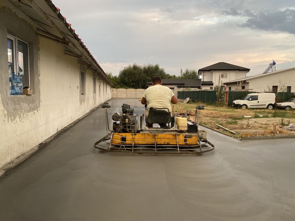 Turnari beton finisat mecanic elicopterizat