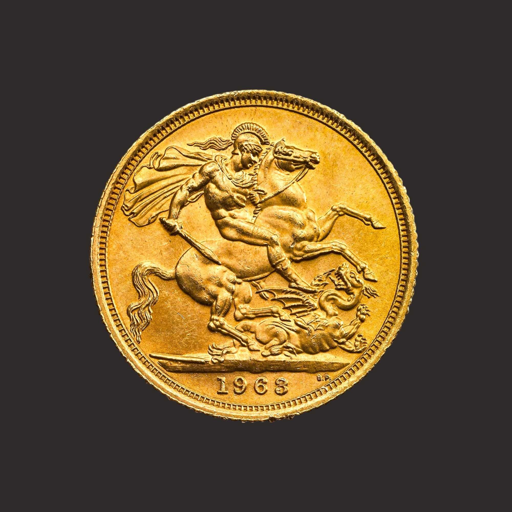Moneda aur Sovereign Elisabeta a II-a,7,98 gr. TVA 0%