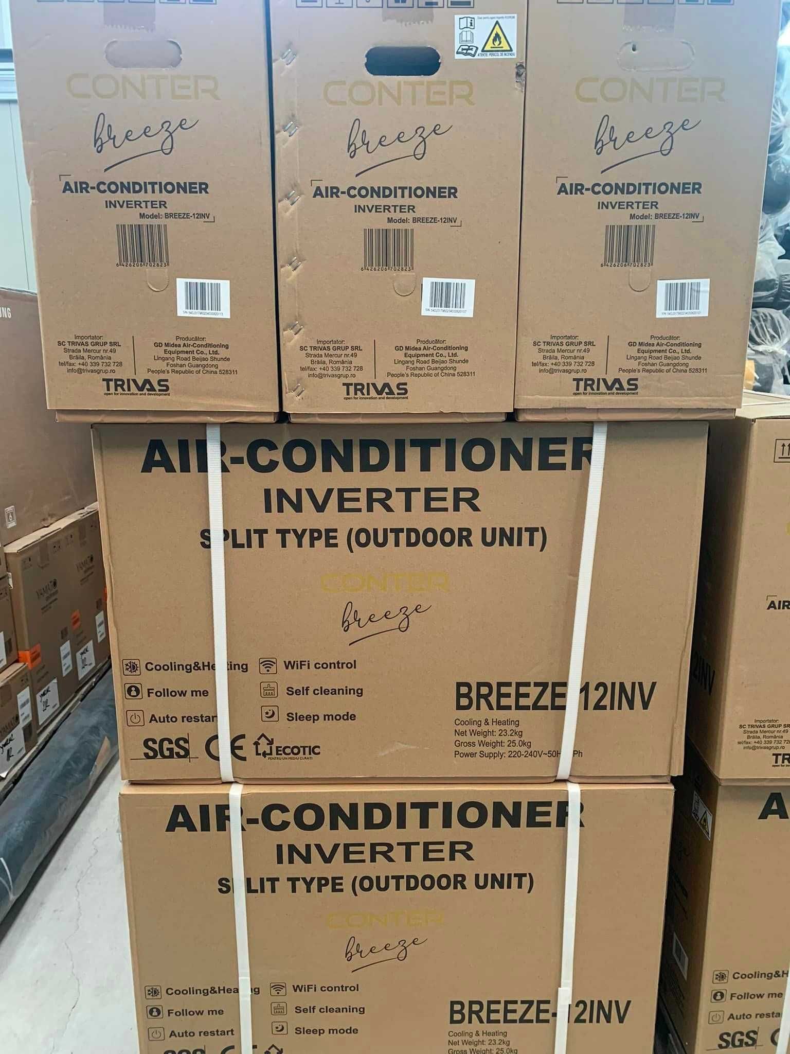 Колонен климатик Conter Breeze 55000btu Midea Group Директен вносител