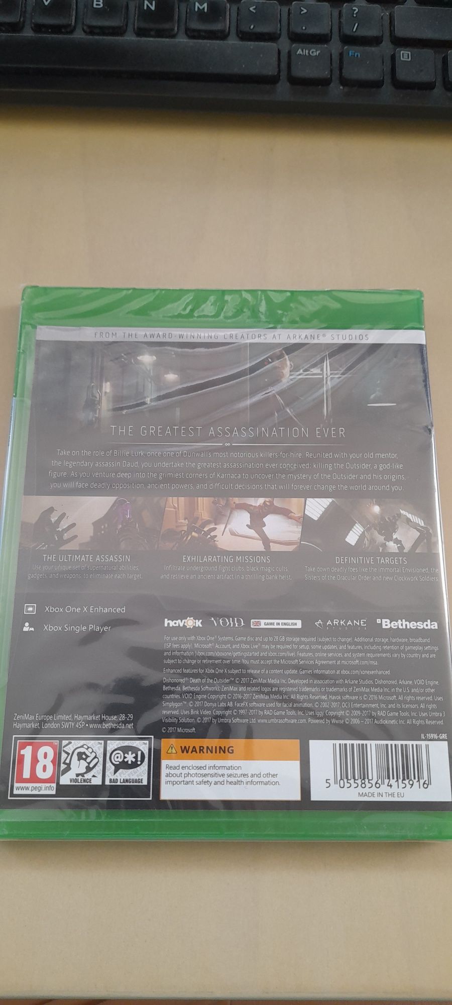 Dishonored : Death of the Outsider Xbox