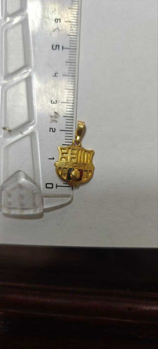 Pandantiv fotbal club Barcelona 1.83gr 18k (r)