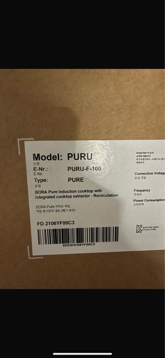 Plita Bora Puru-F-100