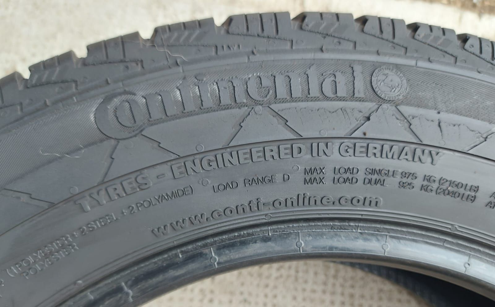 Set 2buc 205/65 R16C Continental VancoWinter 2 M+S iarnă