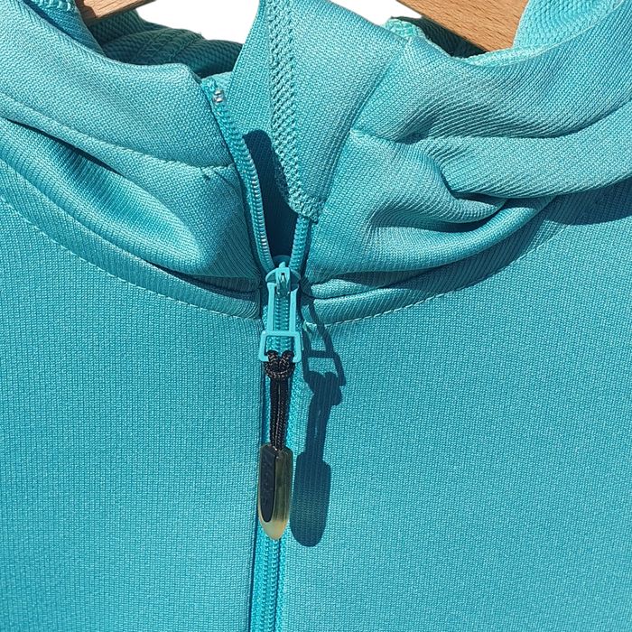 Hanorac sport S, dama, turcoaz, ODLO, maneca lunga