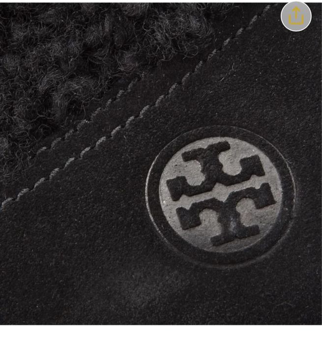 Ghete TORY BURCH din piele și blană naturală mar 39 / 40