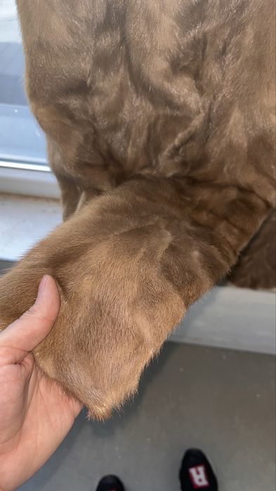 Палто от естествен косъм на норка