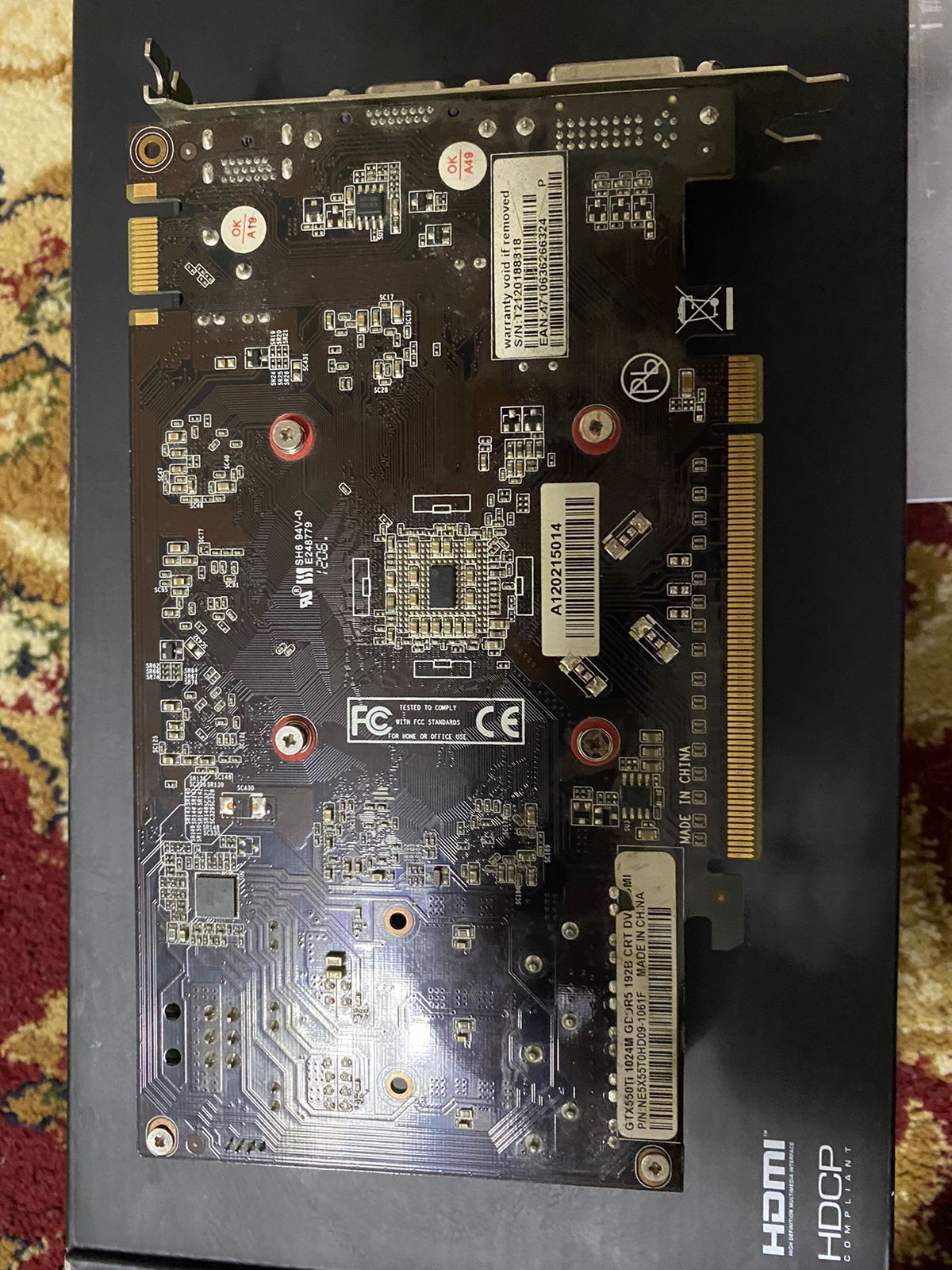 Gtx550ti видео карта продается