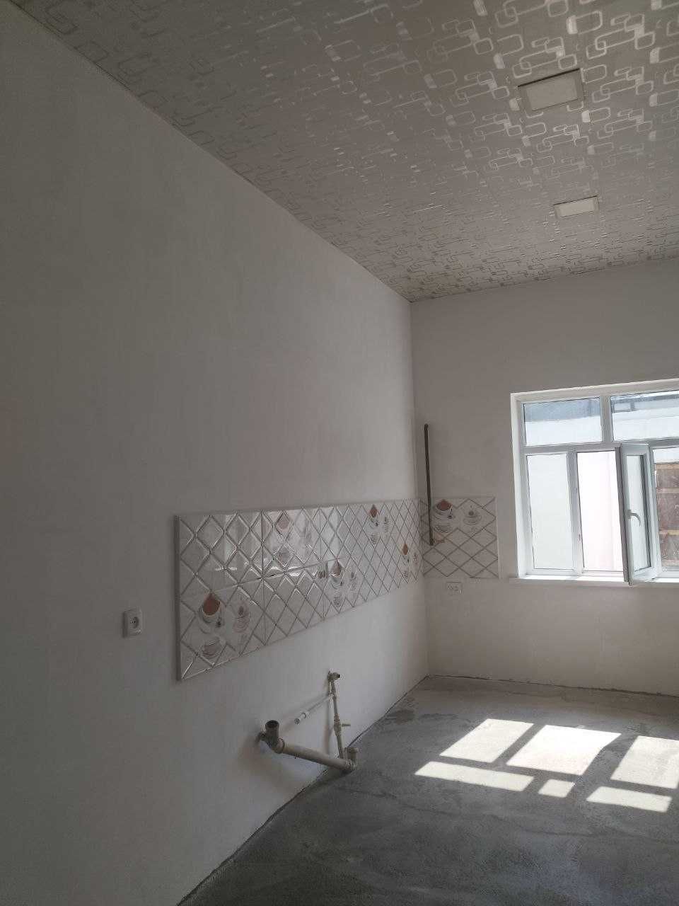 Новый дом 2020 года. 1.6 сот, 3 комн, 118 м², ремонт на 80 %. Янгиабад