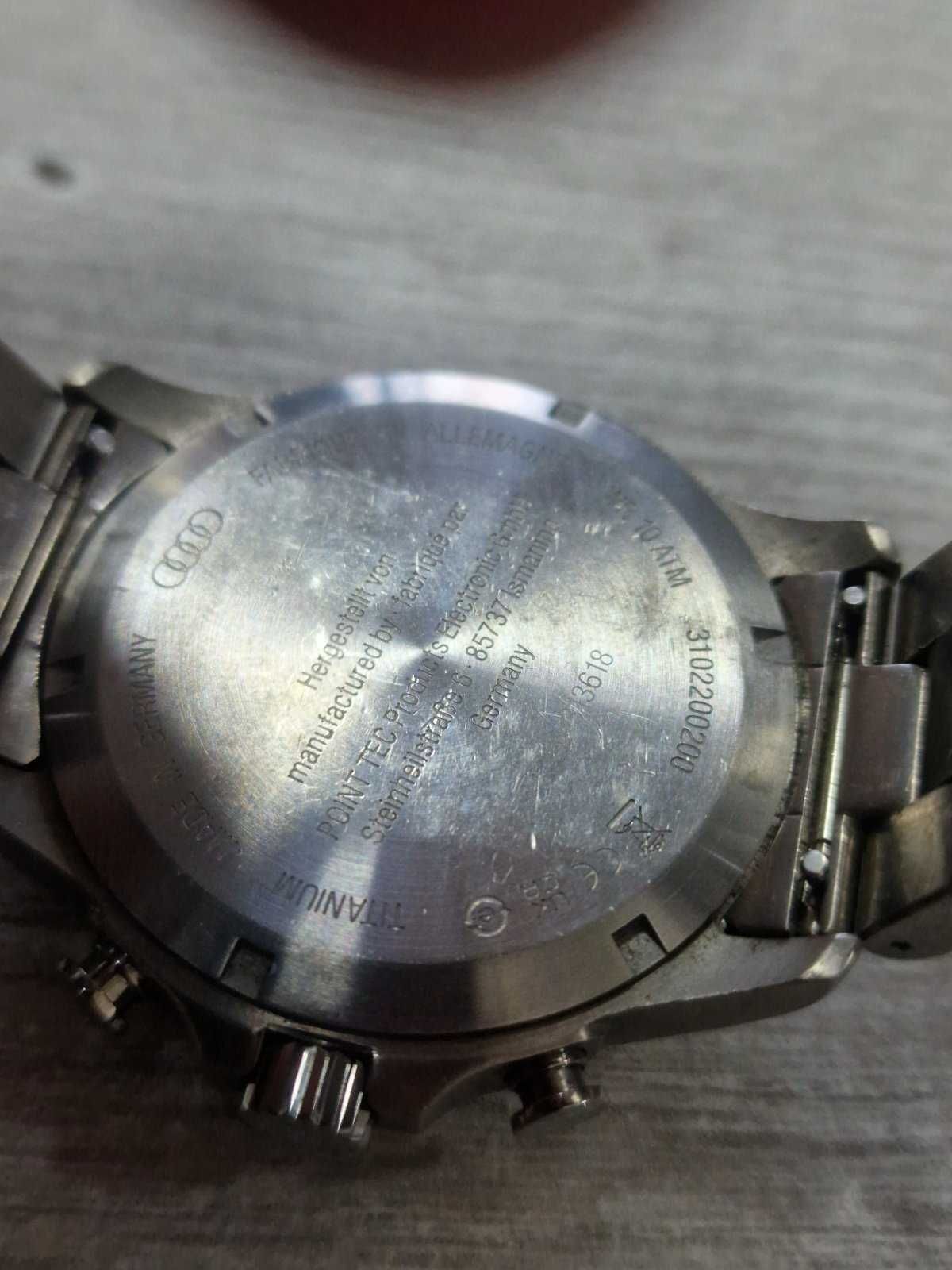 Часовник Audi Chronograph Titanium / silver/black
