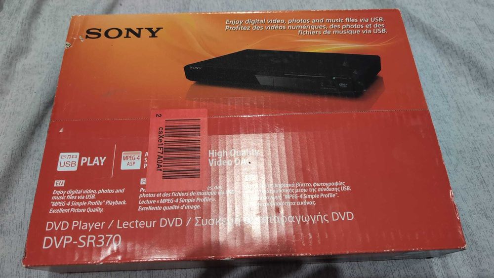 DVD Player Sony DVPSR370
