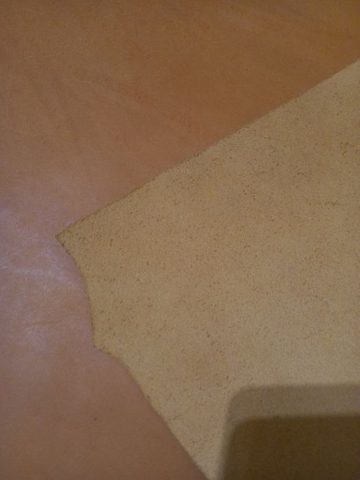 Естествена кожа бланк дебелина 3мм.