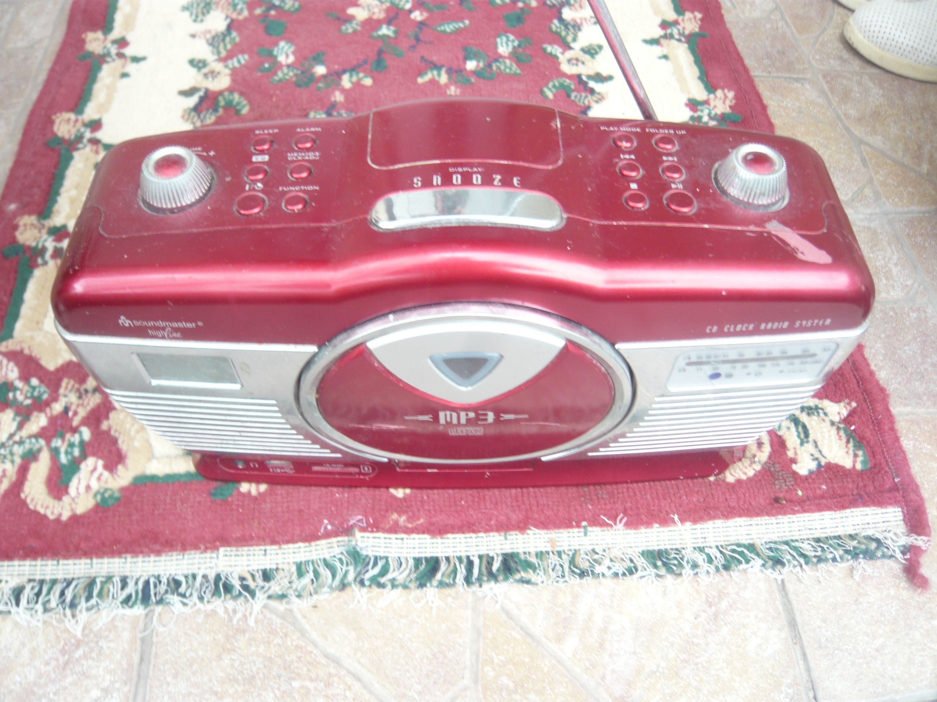 Radio CD MP3 Card Portabil de colecție Retro Sound Master RCD 1300 USB