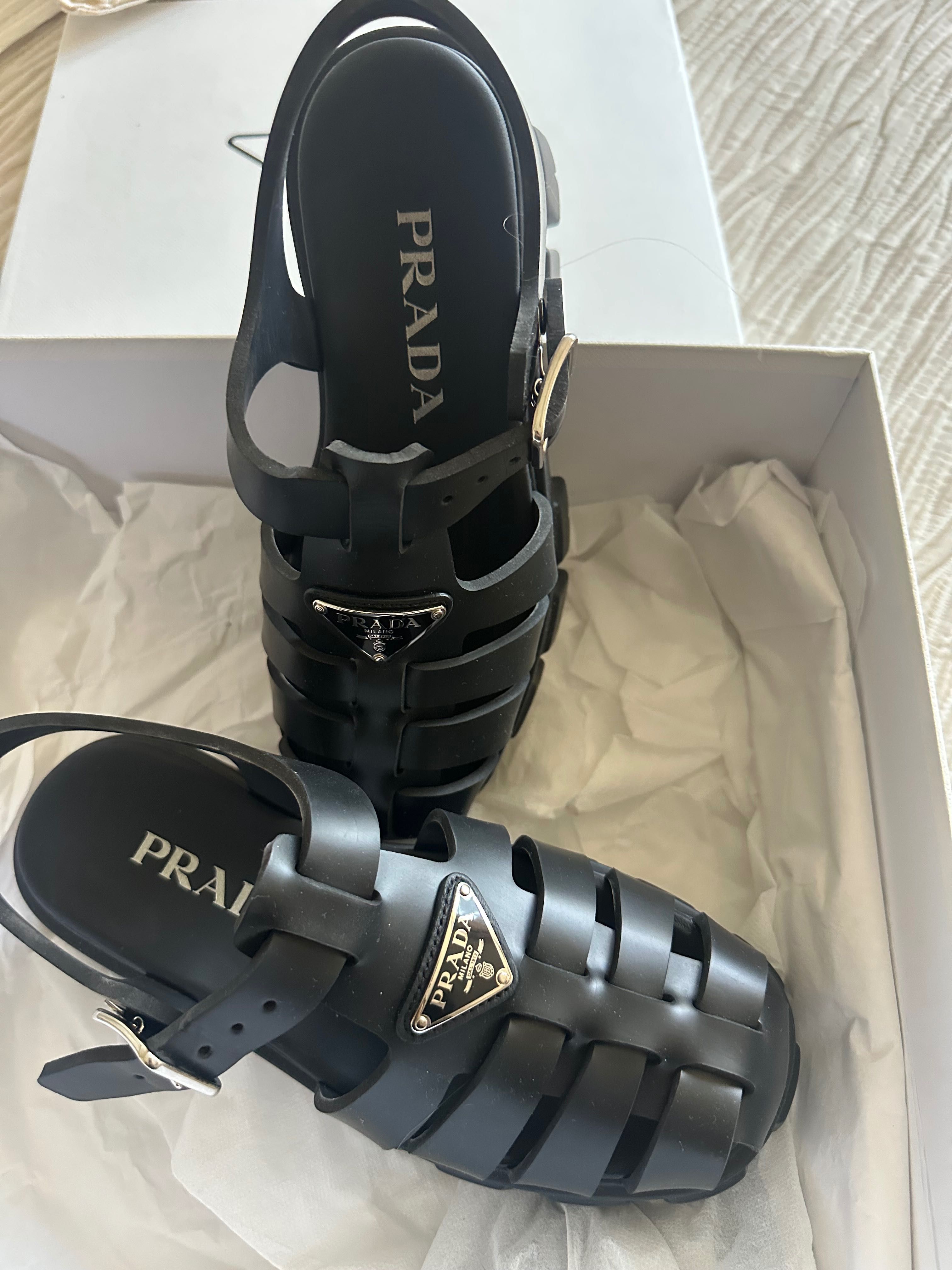Сандали PRADA черно