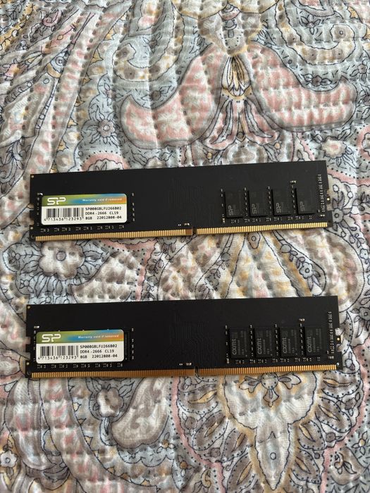 Оперативная память, silicon power 2600Мгц 2шт по 8гб