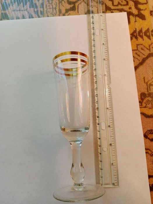 Продаются винтажные бокалы/фужеры с позолотой, СССР