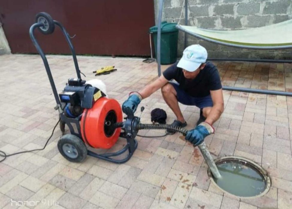 Чистка канализации, выполняем сантехнические работы 24/7