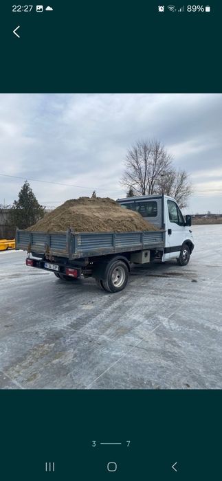 Transport nisip, piatra ,amestec ,moloz