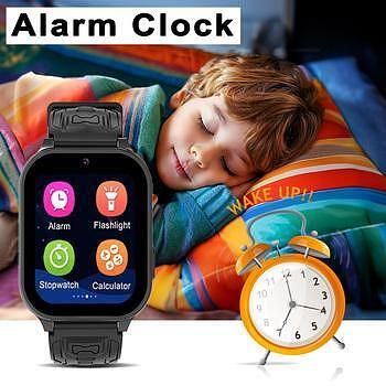 Детски смарт часовник blavec k02 gps / 4g / sos (swk02-p) черен