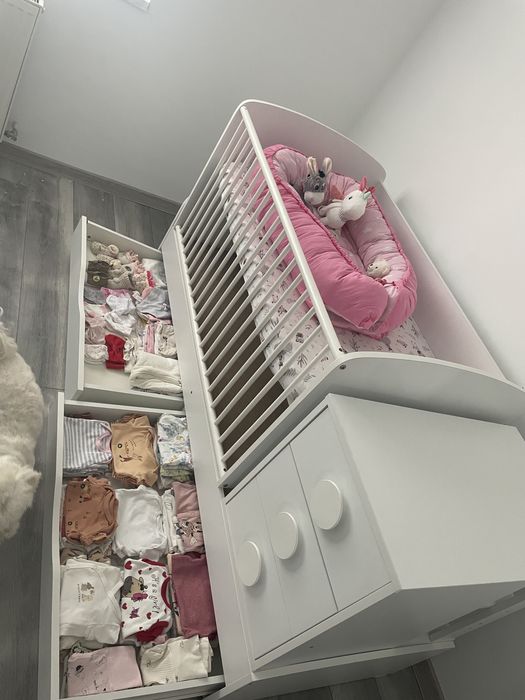 Patut transformabil cu sistem de leganare