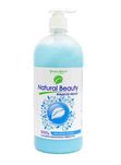 Жидкое мыло natural beauty, голубое с антибактериальным эффектом 1 кг