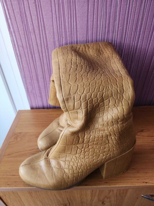 Ботуши естествена кожа - Габина