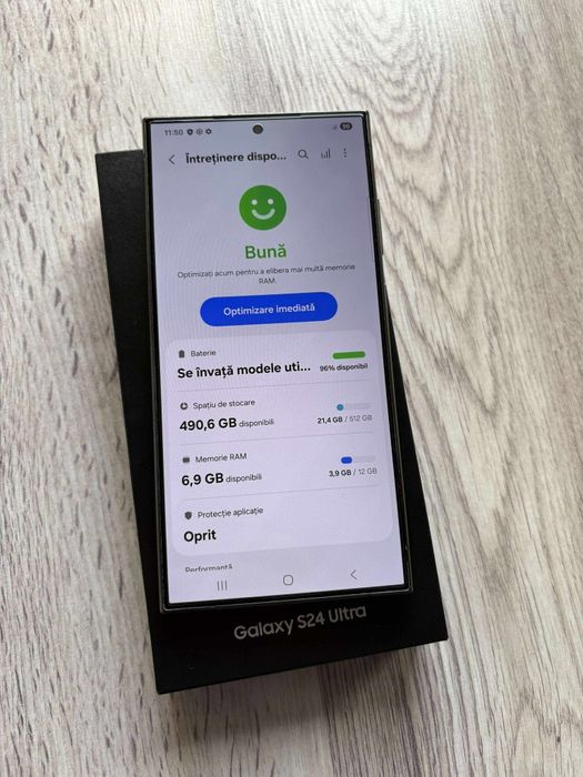 Vand Sau Schimb Samsung Galaxy S24 Ultra 5G Titanium Black 512Gb