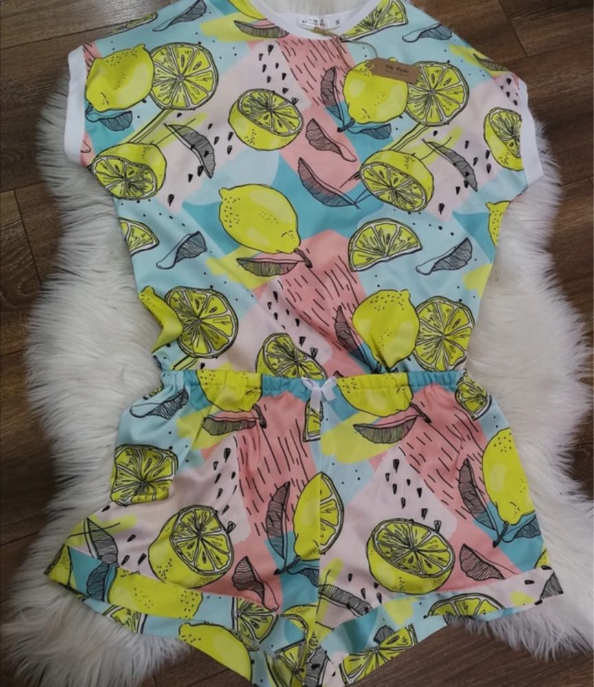 Pijama set lamai colorata